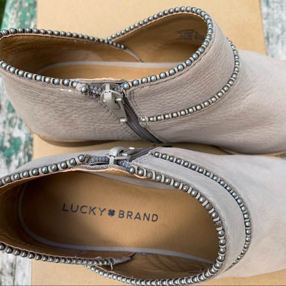 NWT Lucky Brand Leather Booties - Picture 5 of 8